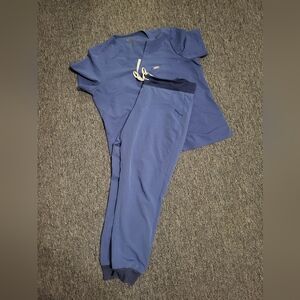 FIGS set- denim blue